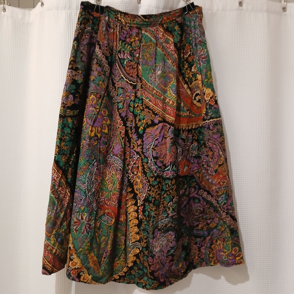 Vintage Tica Floral Skirt /.estimated Xs
